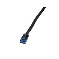 Cablu de retea, LogiLink, CAT6 U/UTP, 1 m, Negru