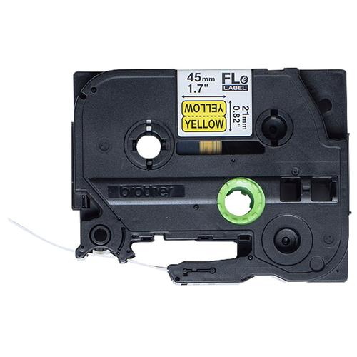Banda flexibila P-touch laminata Brother FLe-6511 (21 mm) negru pe galben FLE6511