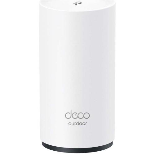 Sistem Mesh Wi-Fi TP-Link Deco X50-Outdoor(1-pack), Dual-Band, Wi-Fi 6 , Gigabit, AX3000, de exterior, cu acoperire completa pentru casa, Seamless Roaming, Antivirus, Control Parental si Control Vocal