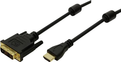 Cablu Logilink CH0004 HDMI - DVI-D, 2m (Negru)