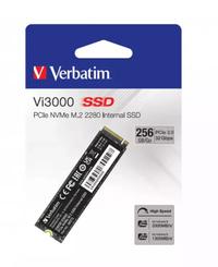 SSD Verbatim Vi3000, 256GB, PCIe Gen.3 NVMe, M.2