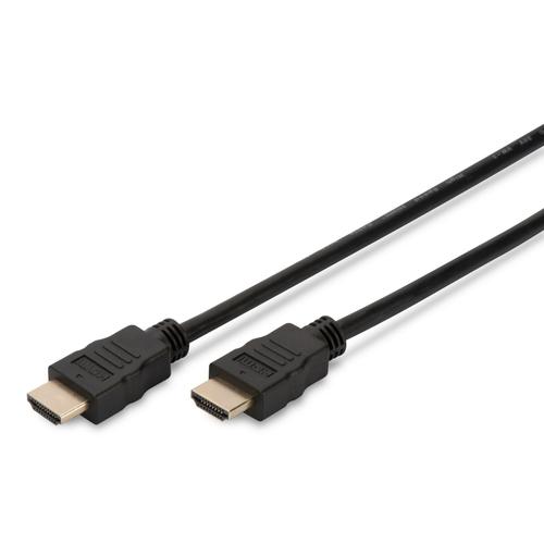 Cablu Assmann AK-330107-030-S, 2 x HDMI tata, 3m, Negru