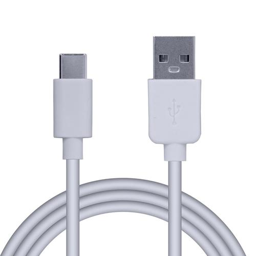 Cablu de date Spacer, USB 3.0 (T) la Type-C (T), PVC 2.1A, retail pack, 0.5m, Alb
