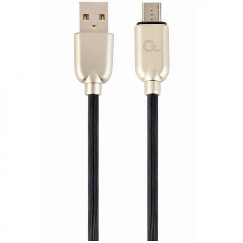 Cablu alimentare si date Gembird CC-USB2R-AMmBM-2M, USB 2.0 (T) la Micro-USB 2.0 (T), 2m, Negru