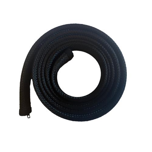 Manson protectie cabluri Logilink KAB0049, cu fermoar, diametru 35mm, 2m, Negru