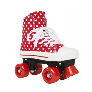 Role Rookie Canvas High Polka Dots, 38, Rosu