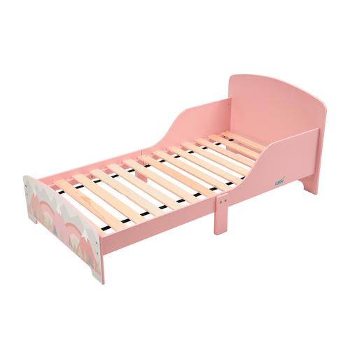 Pat Junior cu protectii laterale Pink Forest, U-grow