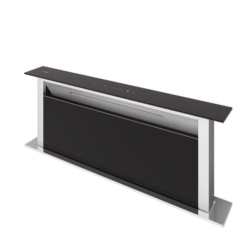 Hota incorporabila de blat Haier HADD9SS6B, 605 mc/h, TouchControl, Iluminare LED, 90 cm, Inox/Sticla neagra