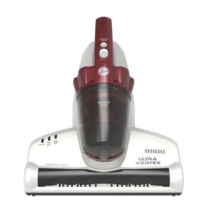 Aspirator UV de pat Hoover Ultra Vortex MBC500UV 011, 500W, 0.3l, 5m cablu (Alb/Rosu)