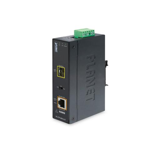 Modul comutator, Planet, Gestionat industrial PoE Gigabit Media Conv. IGTP-805AT