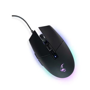 Mouse de gaming cu fir MediaRange MRGS202, RGB, 3600 DPI (Negru)