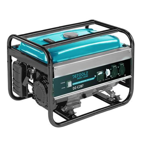 Generator benzina DETOOLZ DZ-C287, 7 CP, 2800 W (Negru/Albastru)