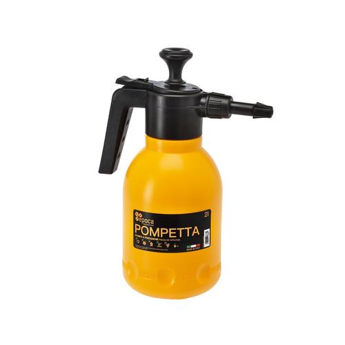 Pulverizator POMPETTA Epoca, 2 l, cu duza ajustabila, pulverizare continua, Oranj mandarina