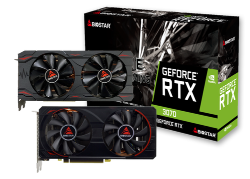 Placa video Biostar GeForce RTX 3070  8GB GDDR6 256-bit