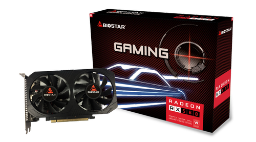 Placa video Biostar Radeon RX 560 Gaming, 4GB, DDR5, 128 bit