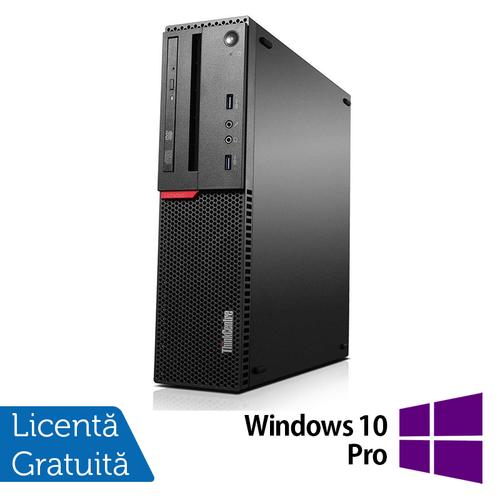 Calculator Sistem PC Refurbished LENOVO M910 SFF, Intel Core i5-6500 3.20GHz, 8GB DDR4, 256GB SSD + Windows 10 Pro