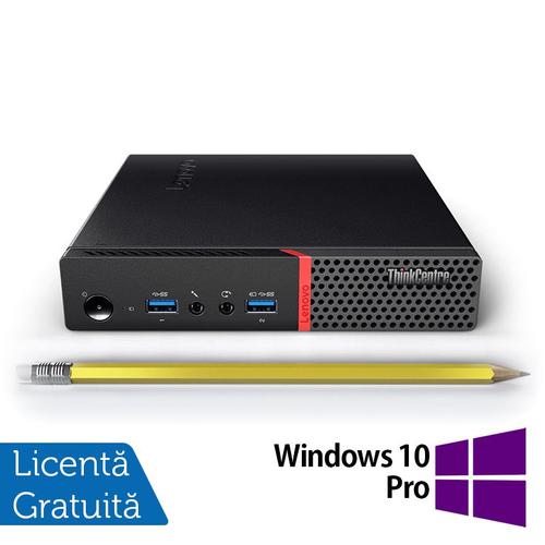Calculator Sistem PC Refurbished Lenovo ThinkCentre M700 Mini PC, Intel Core i5-6400T 2.20GHz, 8GB DDR4, 256GB SSD + Windows 10 Pro