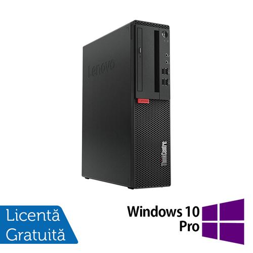 Calculator Sistem PC Refurbished Lenovo M710 SFF, Intel Core i5-6500 3.20GHz, 8GB DDR4, 256GB SSD + Windows 10 Pro