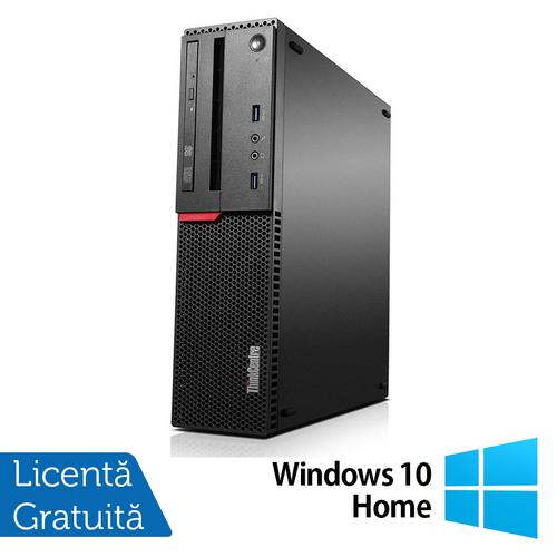 Calculator Sistem PC Refurbished LENOVO M910 SFF, Intel Core i5-6500 3.20GHz, 8GB DDR4, 256GB SSD + Windows 10 Home