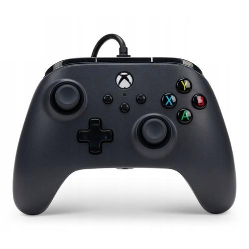 Controller PowerA Wired Cu fir pentru Xbox Series X/S, Xbox One, PC, 3,5 mm (Negru)