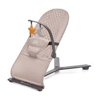 Balansoar bebe Kinderkraft Mimi, Reglare spatar, Aluminiu/Poliester (Bej)