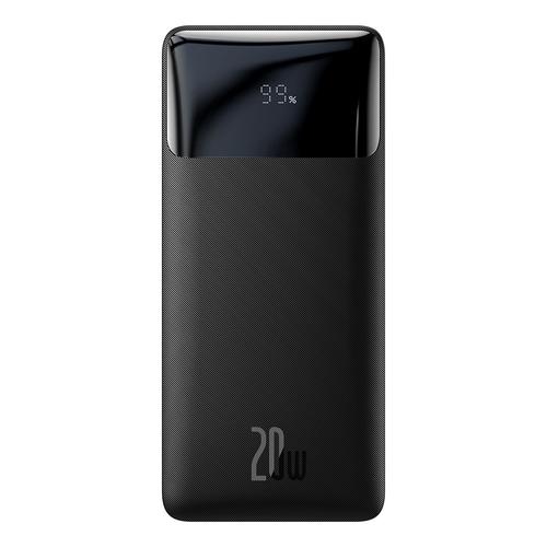 Acumulator extern Baseus Bipow Digital Display, Power Bank 10000mAh, PD 20W USB, USB-C, Negru