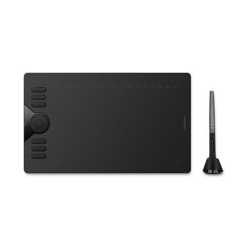 Tableta Grafica Huion HS610, Functie inclinare, Stilou fara baterie, Stylus 8192 (Negru)