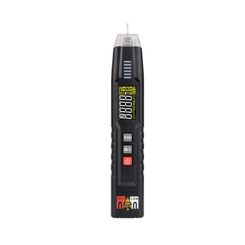 Aparat de masura digital Habotest HT122, Multimetru Universal, Rezistente, Capacitati, Frecvente, Diode, True RMS, NCV, Lanterna LED, Functii smart, Negru