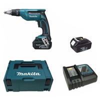 Surubelnita electrica, Makita, 18V, 4000 rpm, 1 viteza, Negru/Verde