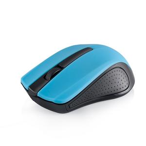 Mouse wireless, Modecom, MC-WM9, 2.4 GHz, 1200 DPI, Negru/Albastru