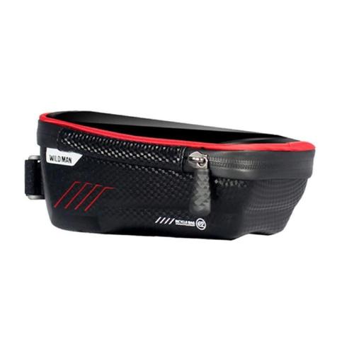 Geanta bicicleta impermeabila WildMan Mount Bike M, Negru