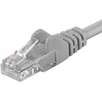 Patchcord UTP RJ45-RJ45 Categoria 6, 0.5m, gri, cupru integral, 26AWG