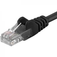 Patchcord UTP RJ45-RJ45 Categoria 5e 3m, negru, cupru integral, 26AWG
