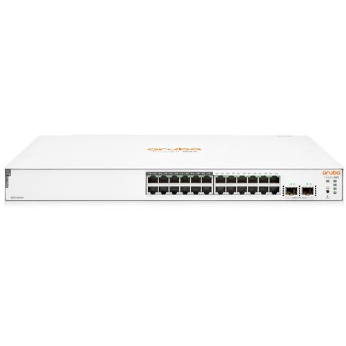 Switch Aruba JL813A Instant On 1830, 24 porturi Gigabit 12p Class4 PoE 2SFP 195W