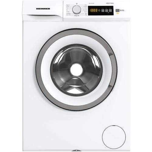 Masina de spalat rufe Heinner HWM-VT1714KD++, 7 kg, 1400 rpm, Display digital, Blocare acces copii, Clasa D (Alb)