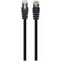 Cablu S/FTP GEMBIRD Cat6a, LSZH, cupru, 2 m, AWG27, dublu ecranat PP6A-LSZHCU-BK-2M, Negru