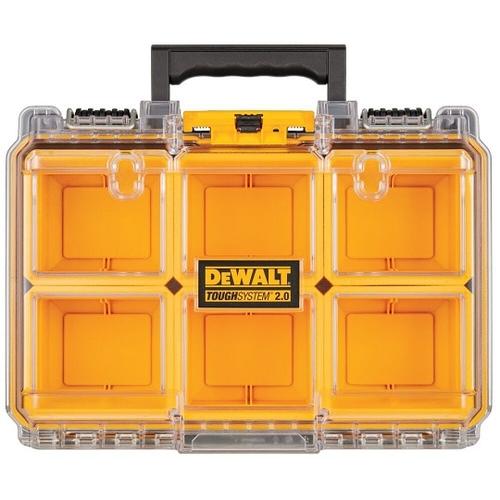 Cutie scule ToughSystem 2.0, DeWALT, Plastic, 266 x 367 x 132 cm, Galben/Negru