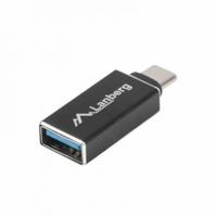 Adaptor , Lanberg , USB C(tata)/USB A mama 3.1, Negru