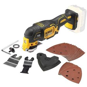 Set taiere si slefuire DeWALT DCS355N-XJ, 18 V, 300 W, Negru/Galben