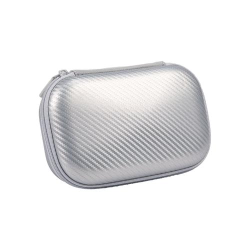 Penar cu fermoar ZIPIT Carbon Storage Box cu buzunar interior (Argintiu)
