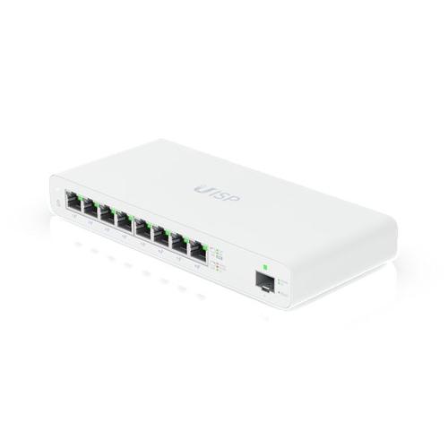 Router UISP, Ubiquiti, 8 porturi, 1000 Mbps, Alb