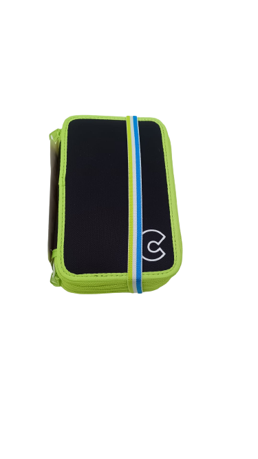 Penar CARIOCA Fluo, cu 3 fermoare, complet echipat (Negru)