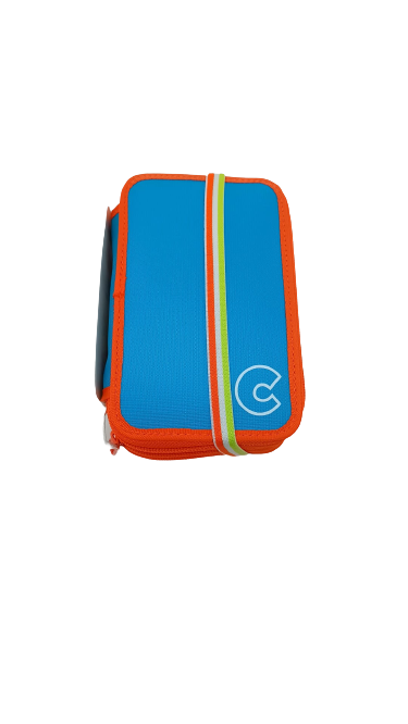 Penar CARIOCA Fluo, cu 3 fermoare, complet echipat (Albastru)