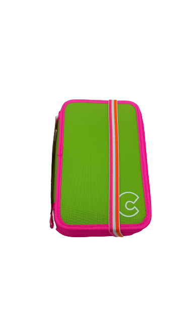 Penar CARIOCA Fluo, cu 3 fermoare, complet echipat (Verde)