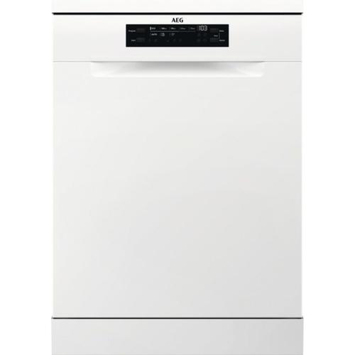 Masina de spalat vase AEG FFB52917ZW, 14 seturi, 8 programe, AirDry, MaxiFlex, Afisaj digital, Clasa E, Motor inverter, 60 cm (Alb)