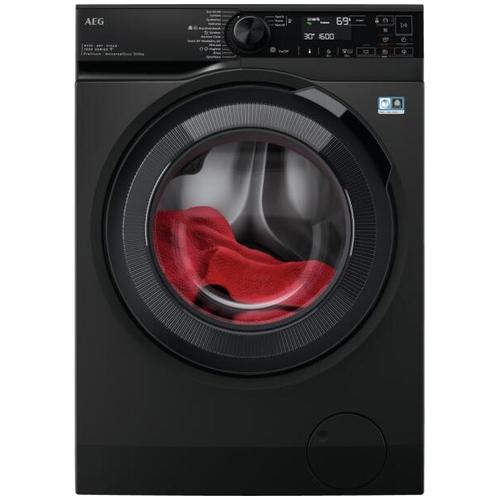 Masina de spalat rufe cu uscator AEG LWR73166OE, Spalare 10 kg, Uscare 6 kg, 1600 rpm, Clase A, Conectivitate Wi-Fi prin aplicatia MyAEG Care, Motor Inverter cu MagnetPermanent, ProSense, ProSteam, Time Save, AquaControl, Negru