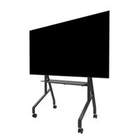 Stand mobil de podea Neomounts by Newstar, 55"-86", VESA 100x100~ 900x600, max 76kg, fix, inaltime reglabila manual 1060-1360mm (4 presetari), polita AV max 10kg, rack AV, management cabluri
