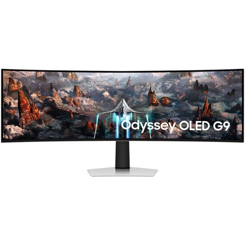 Monitor OLED Samsung Odyssey G9, 49inch, WQHD, Ecran curbat, FreeSync, 240Hz, 0.03Ms (Alb)