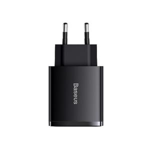 Incarcator retea Baseus CCXJ-E01, 2 x USB, 1 x USB-C, PD, 3A, 30 W, Negru
