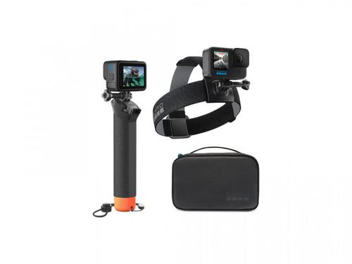 Kit accesorii GoPro Adventure Handler, head strap, clip mount, carcasa (Negru)